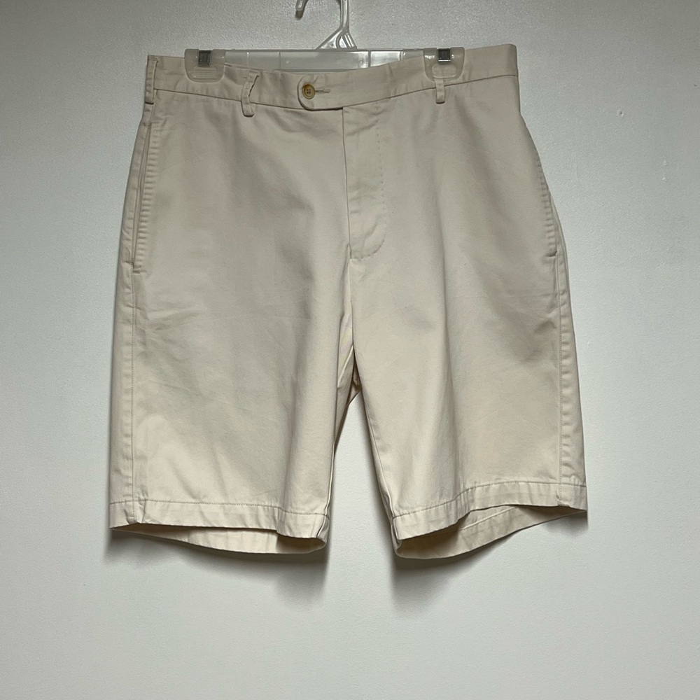 PETER MILLAR
CROWN MEN'S PILOT TWILL SHORT Light Beige Sz 33